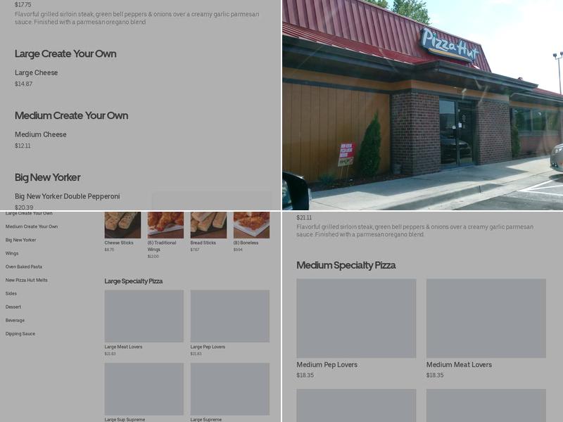 Pizza Hut Menu