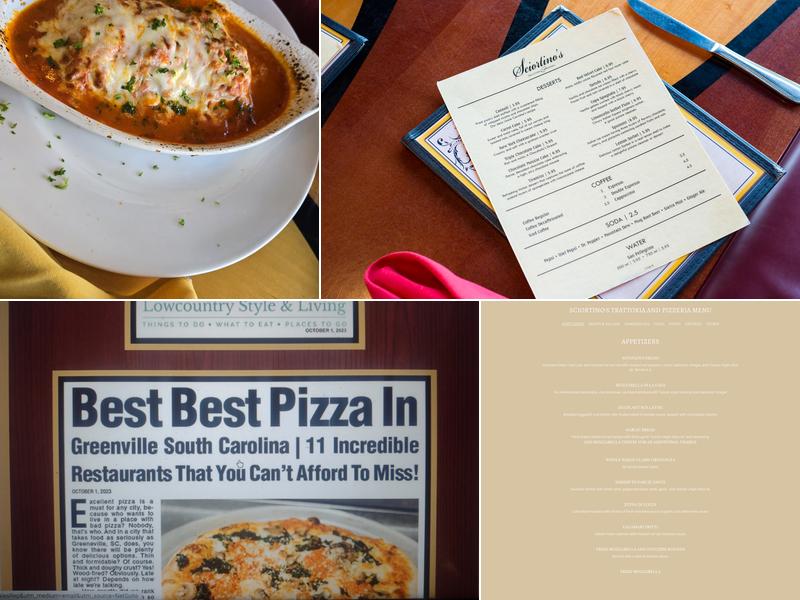 Sciortino's Trattoria & Pizzeria Menu