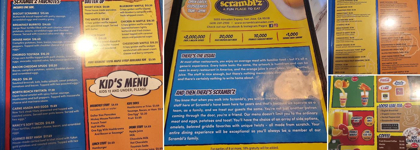 Scrambl'z Menu