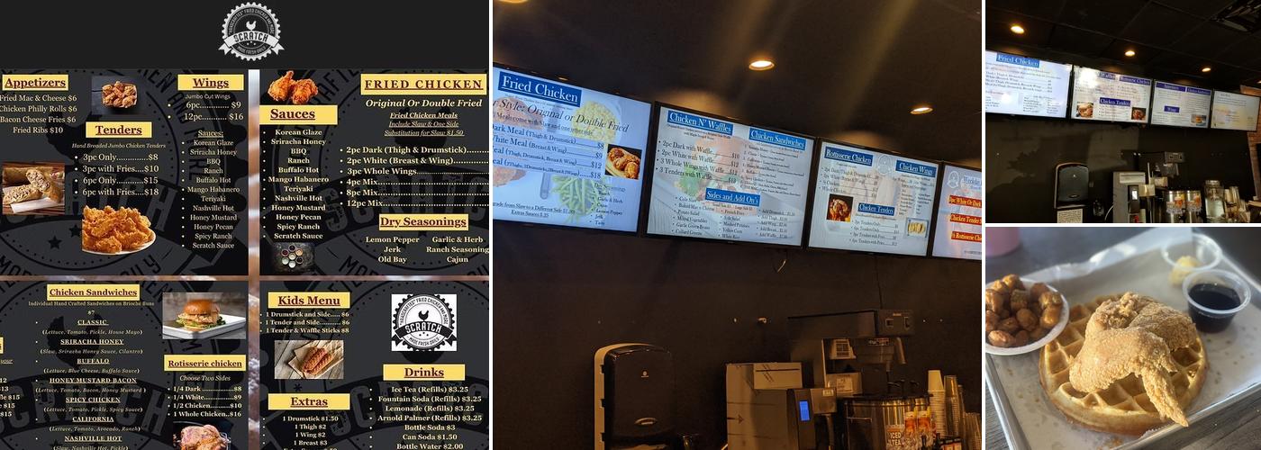 Scratch Fried Chicken Menu