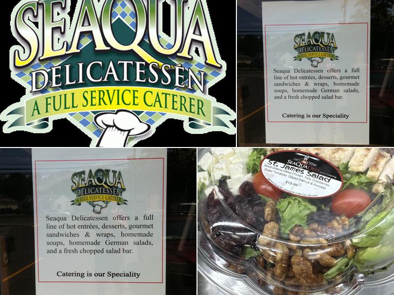Seaqua Deli and Caterers of St. James Menu