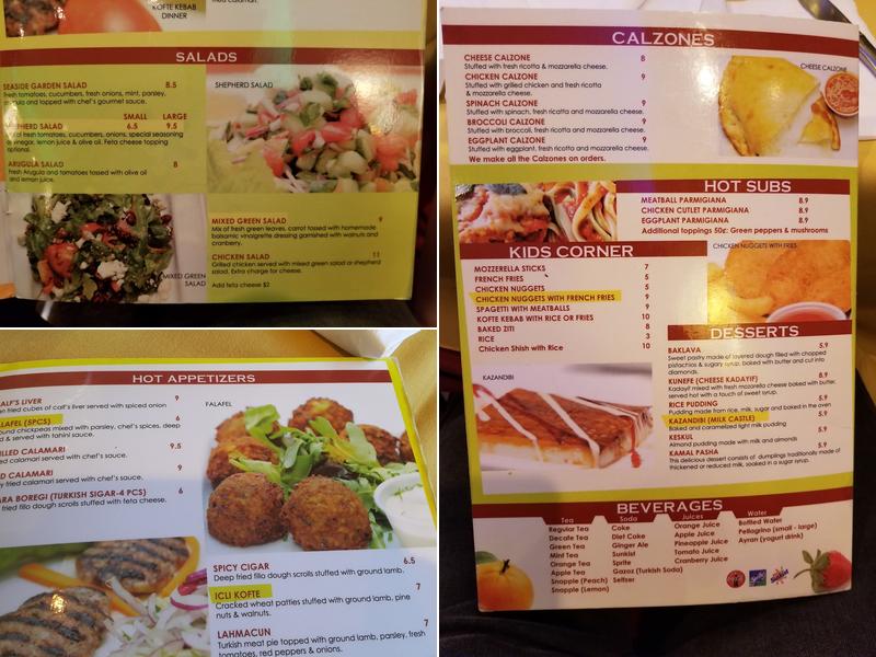 Turkish Grill Menu