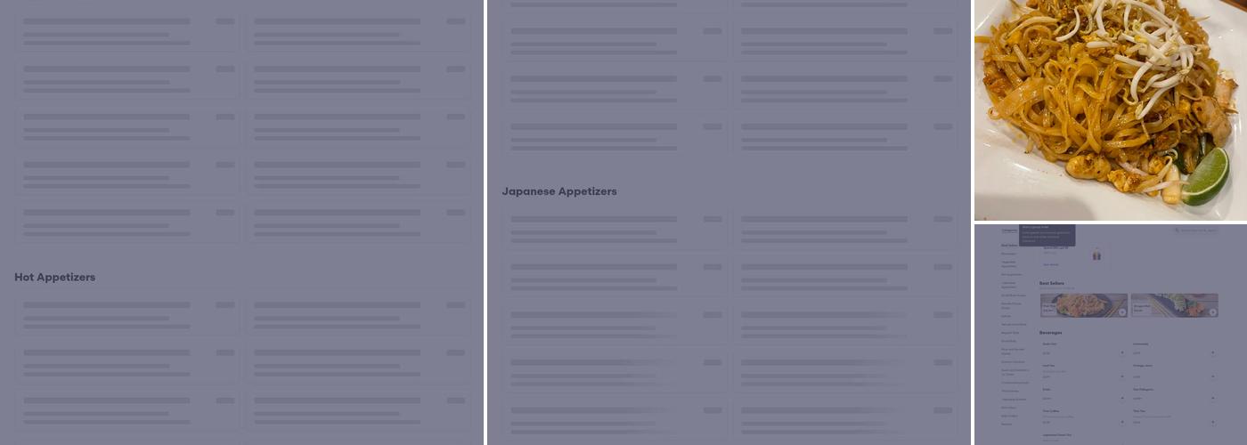 See Thai And Japanese Cuisine Menu