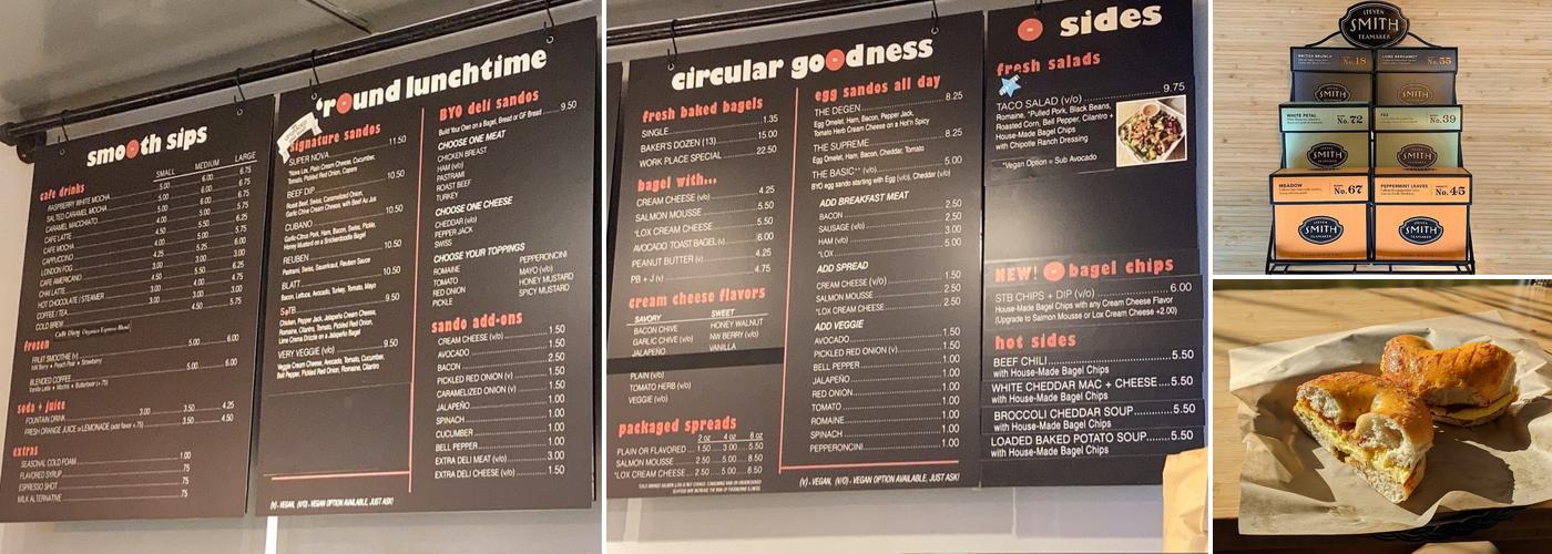 Seize The Bagel - The Heights Menu