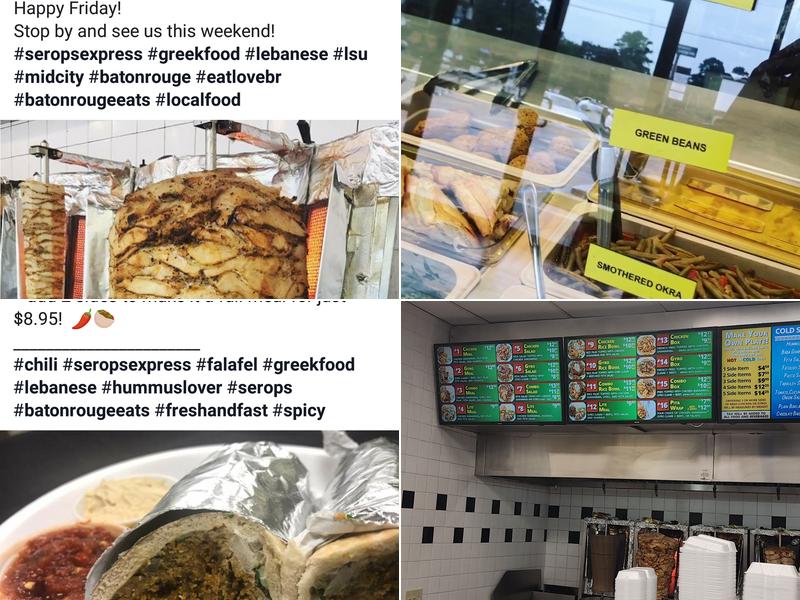 Serop's Express Highland Rd. Menu