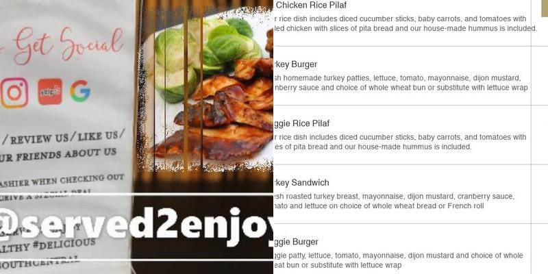 Served 2 Enjoy Menu