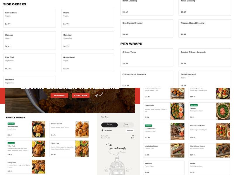 Sevan Chicken Rotisserie Menu