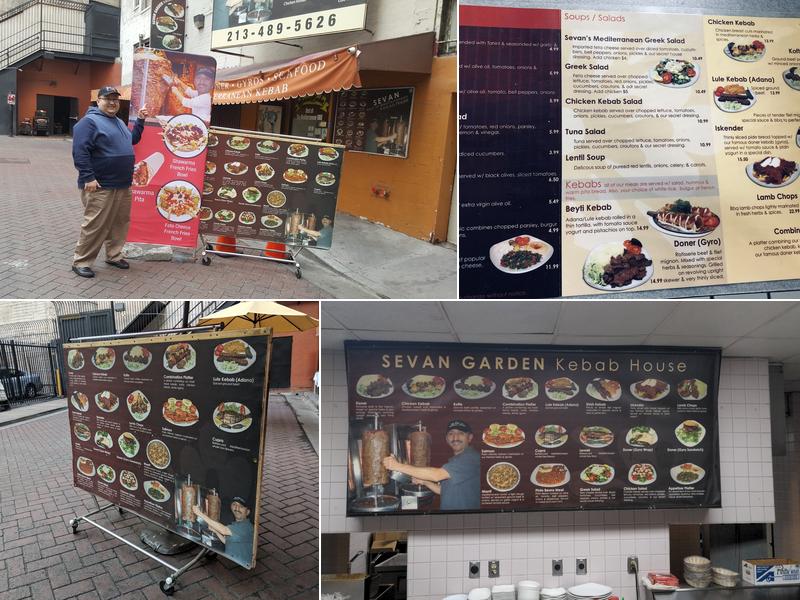 Sevan Garden Kebab House Menu