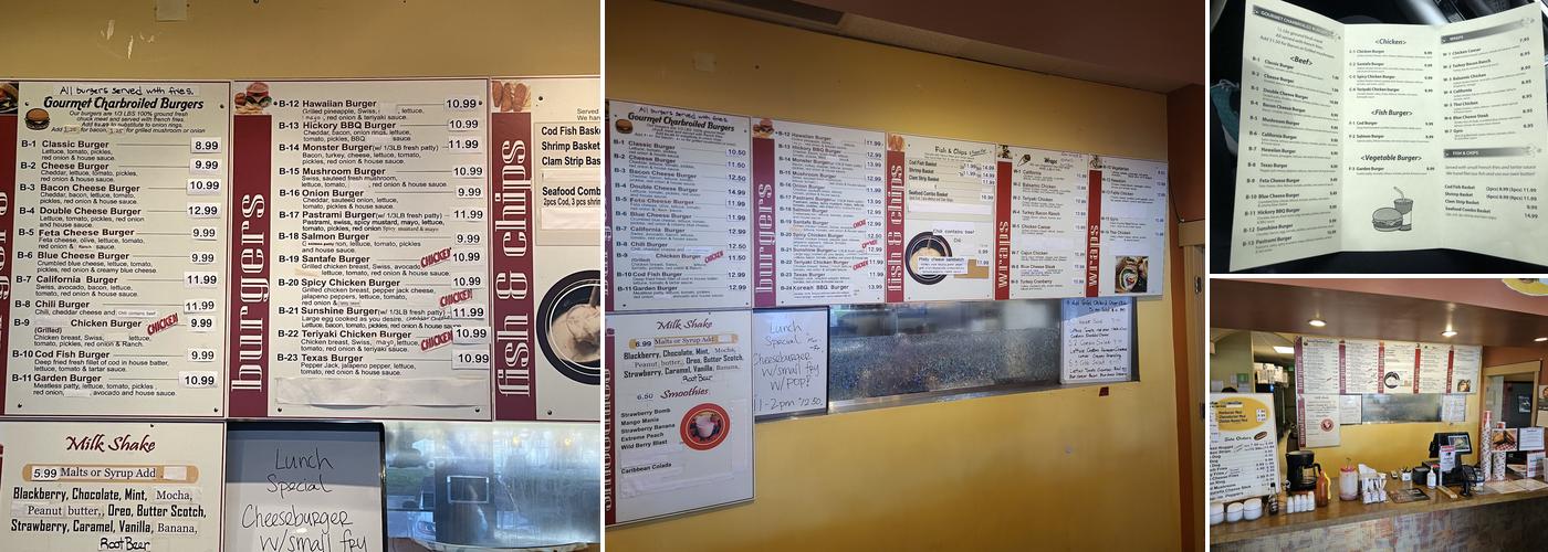 Shake & Go Menu
