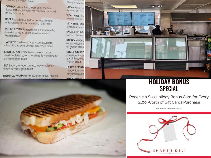 Shane's Deli Menu