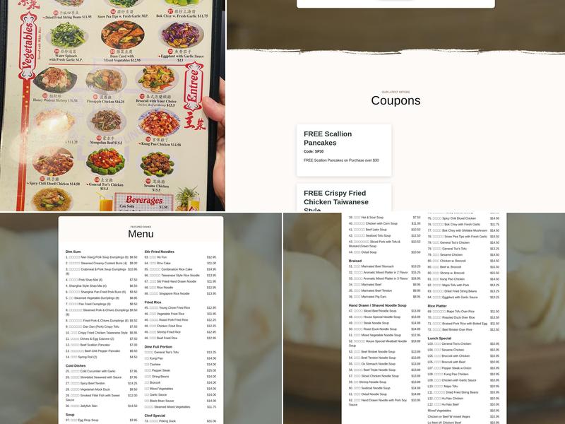 Heng Feng Hand Drawn Noodles Menu