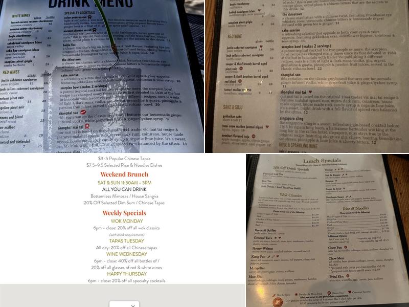 Shanghai Bun Menu