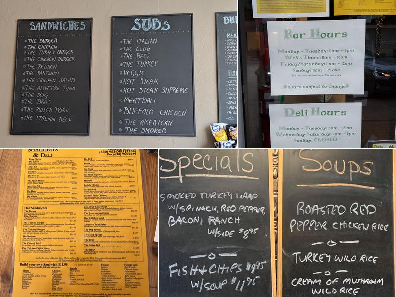 Shannon's Deli Menu