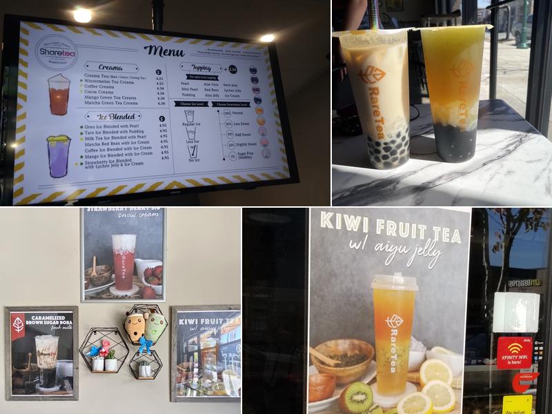 Raretea Alameda Menu