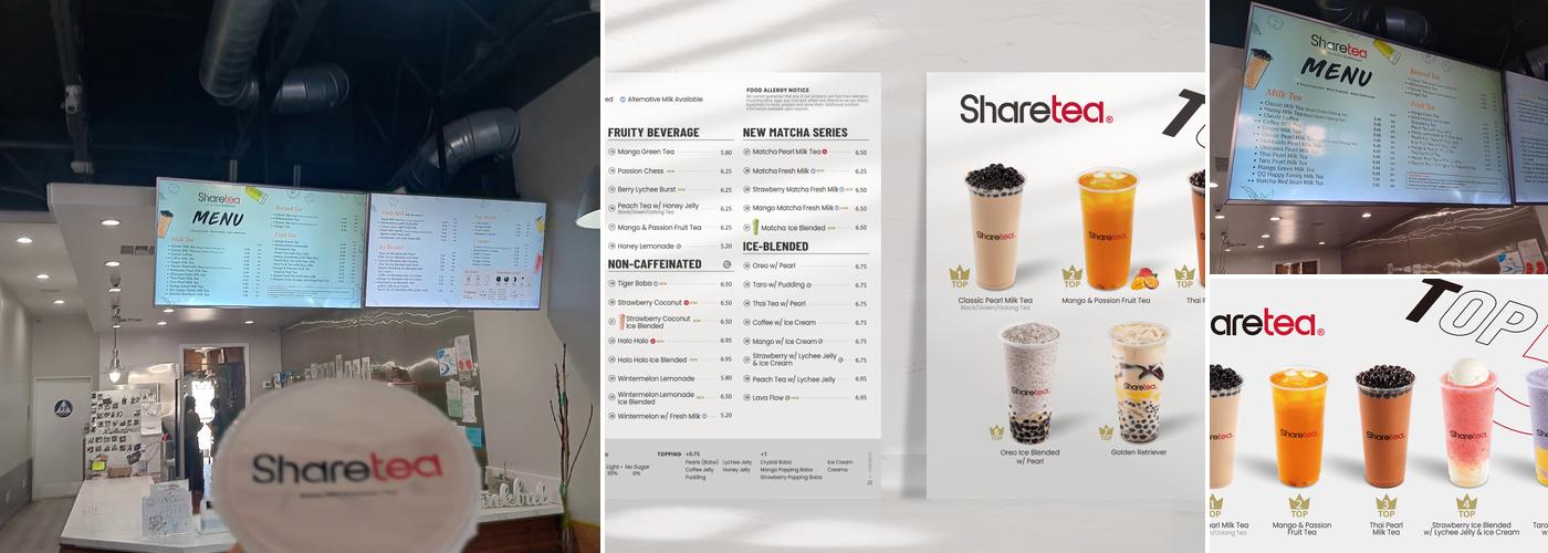 Sharetea Menu