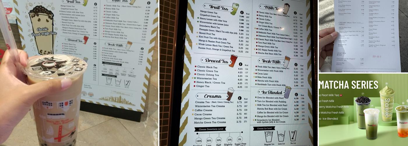 Sharetea Menu