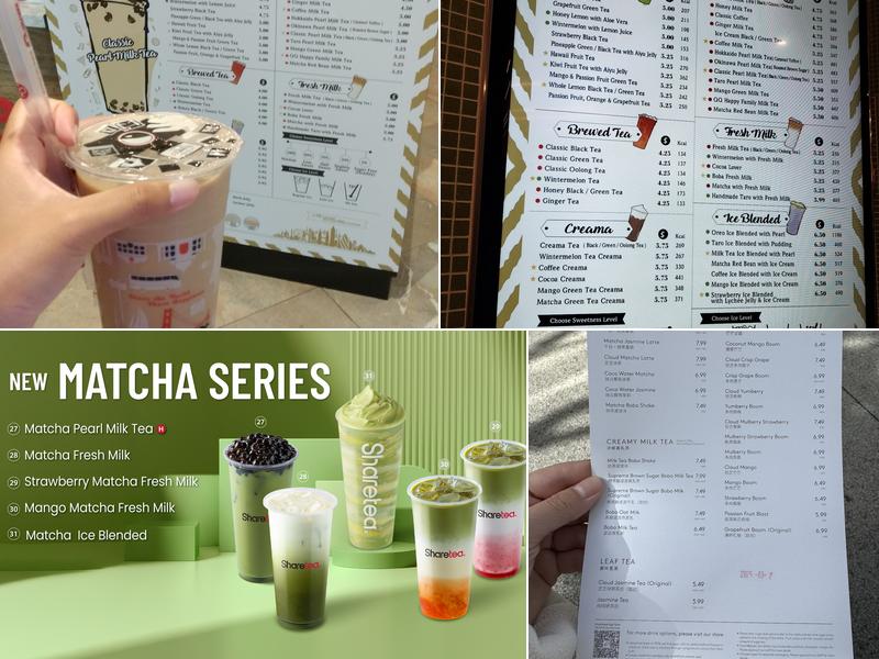 Sharetea Menu
