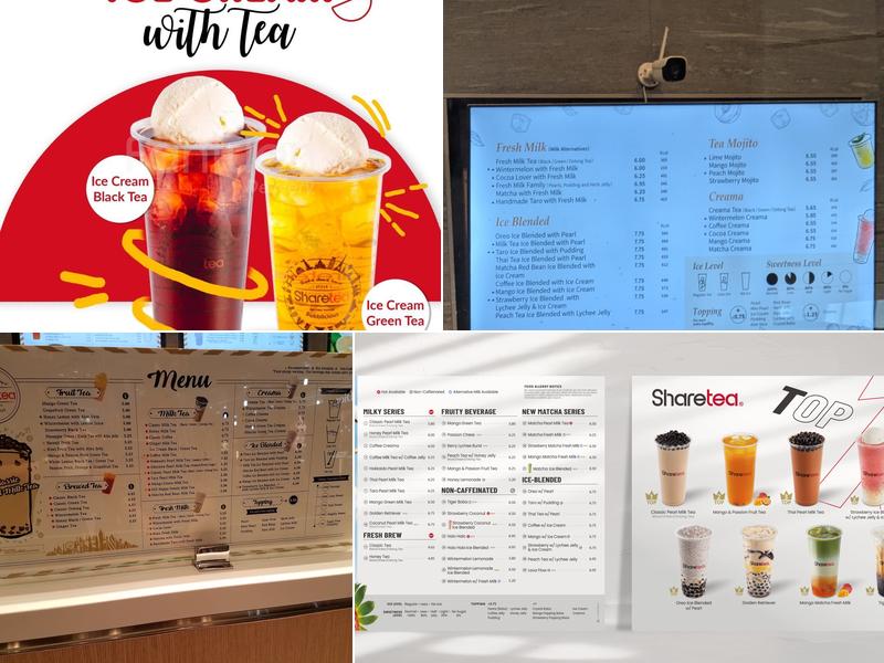 Sharetea Menu