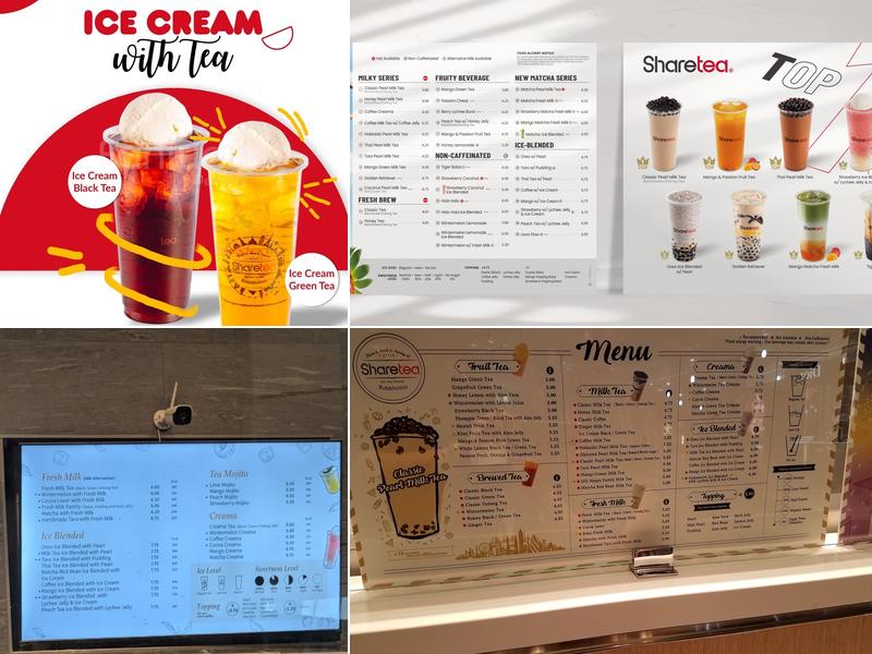 Sharetea Menu