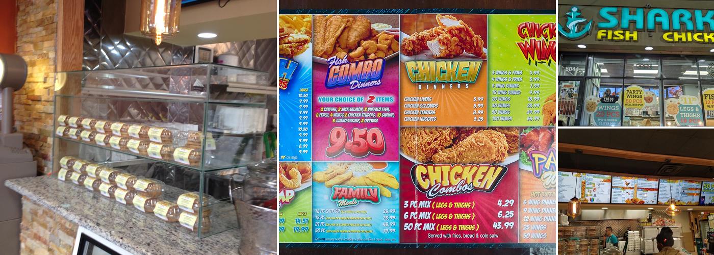 Sharks Fish & Chicken 51st and Cottage Grove Menu