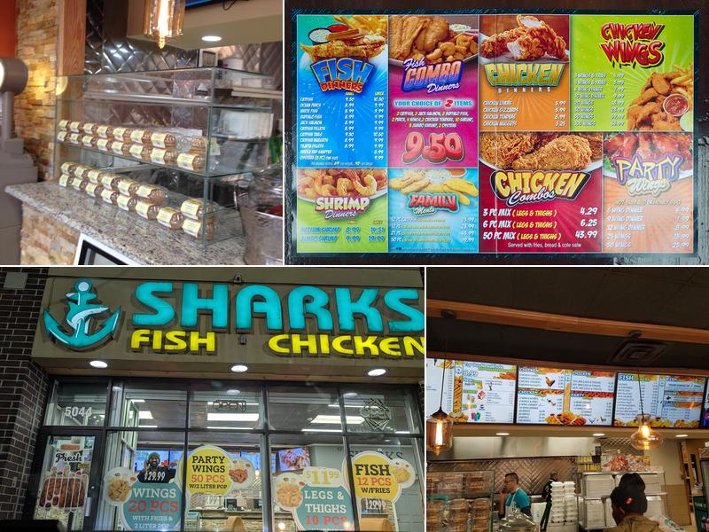 Sharks Fish & Chicken 51st and Cottage Grove Menu