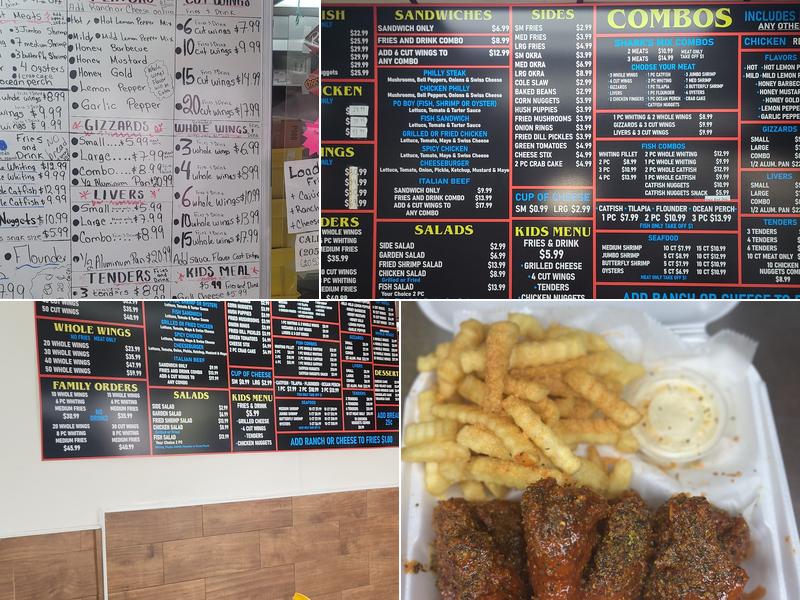 Sharks Fish & Chicken Menu