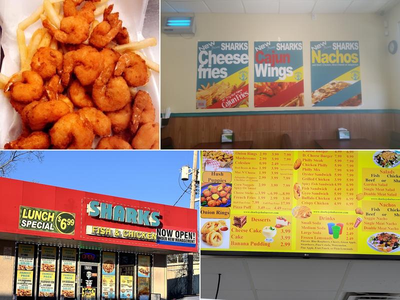 Sharks Fish Chicken Menu