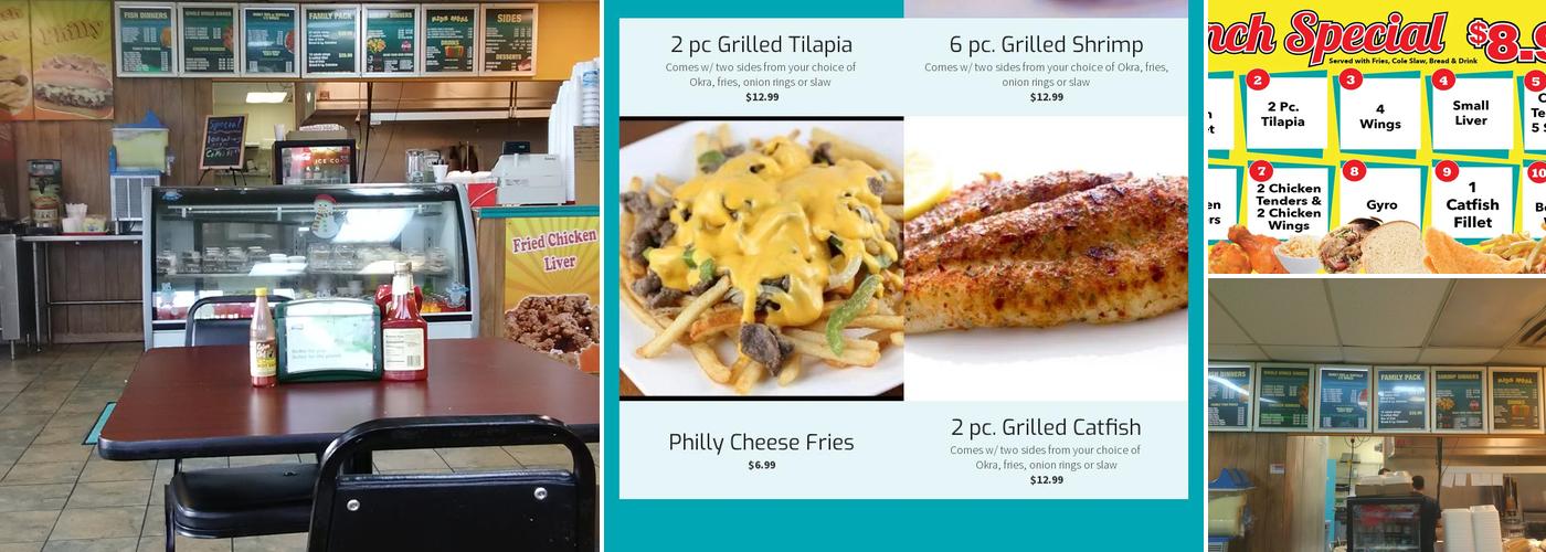 Shark’s Fish & Chicken Menu