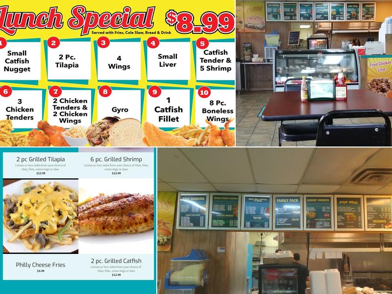 Shark’s Fish & Chicken Menu