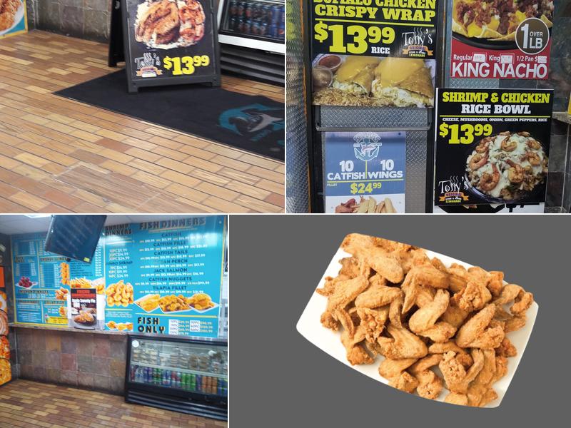 Sharks Fish & Tony's Steak Menu