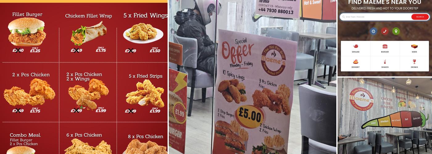 Maeme's Southall Menu