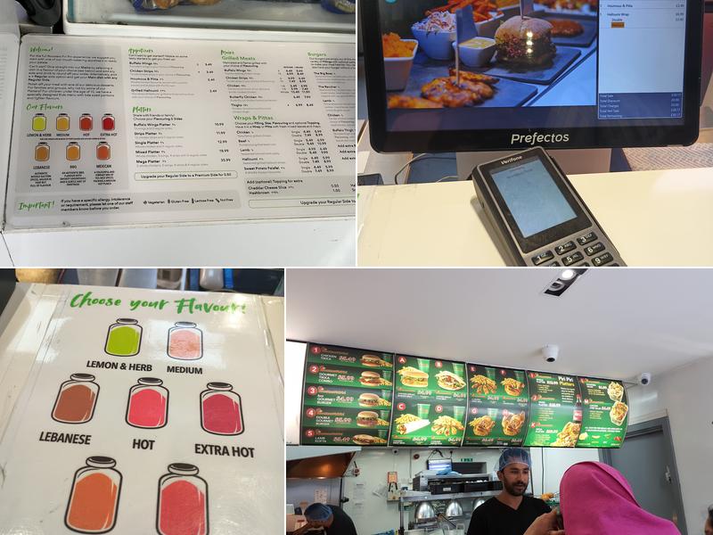 Roosters Piri Piri Menu