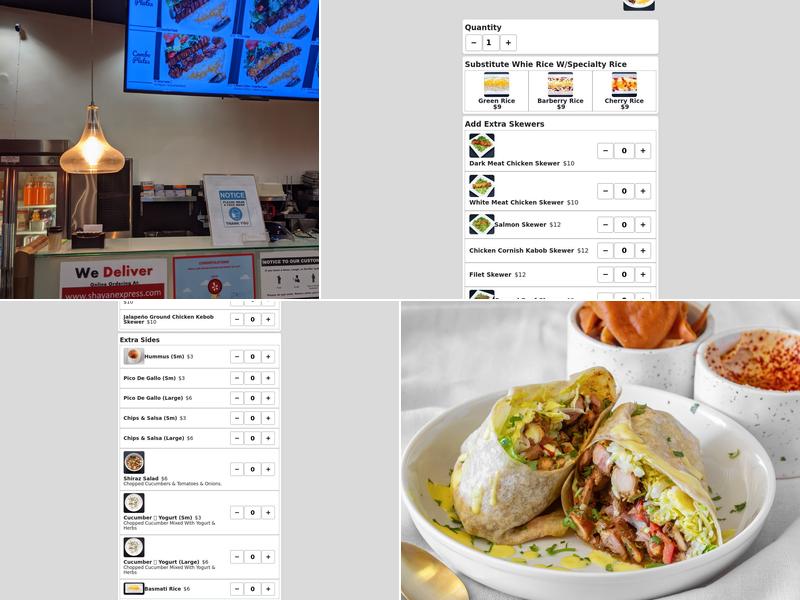 Shayan Express Restaurant Menu