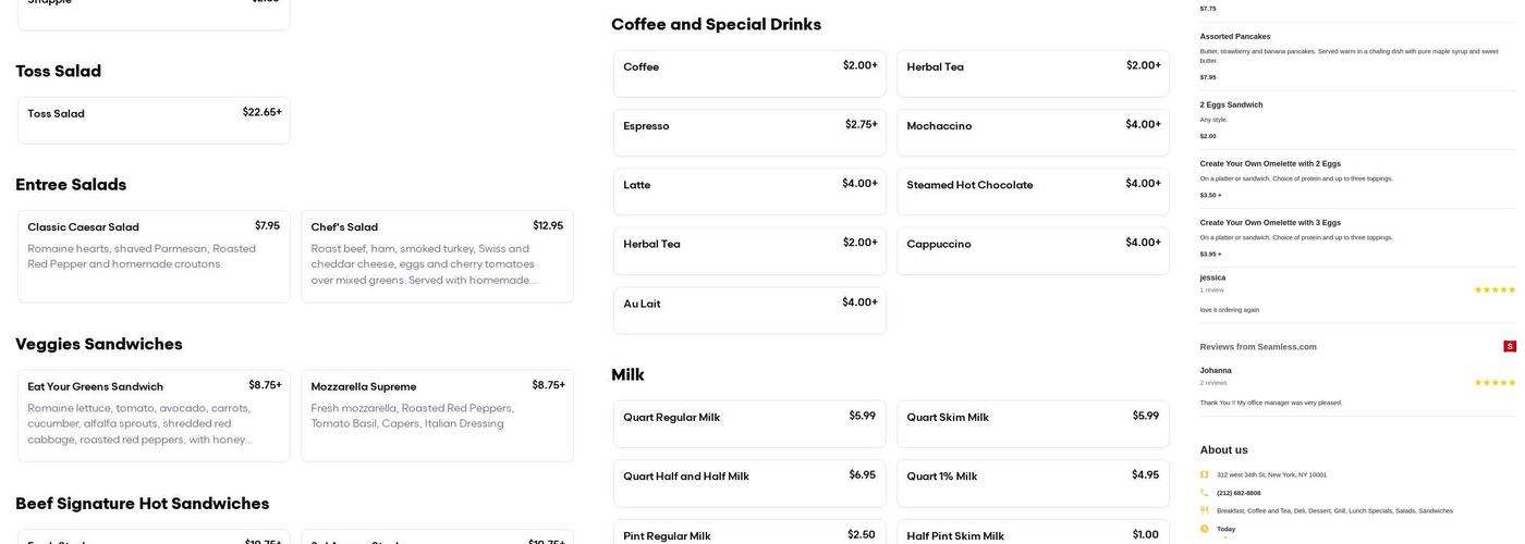 Shelley's Kitchen Catering Menu