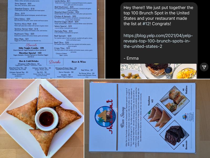 Shewhat Cafe & Restaurant Menu