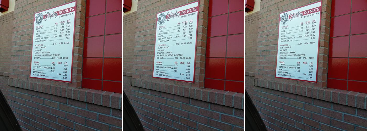 Shipley Do-Nuts Menu