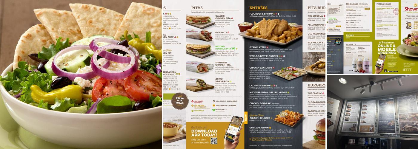 Showmars Pineville Menu