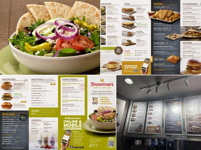 Showmars Pineville Menu