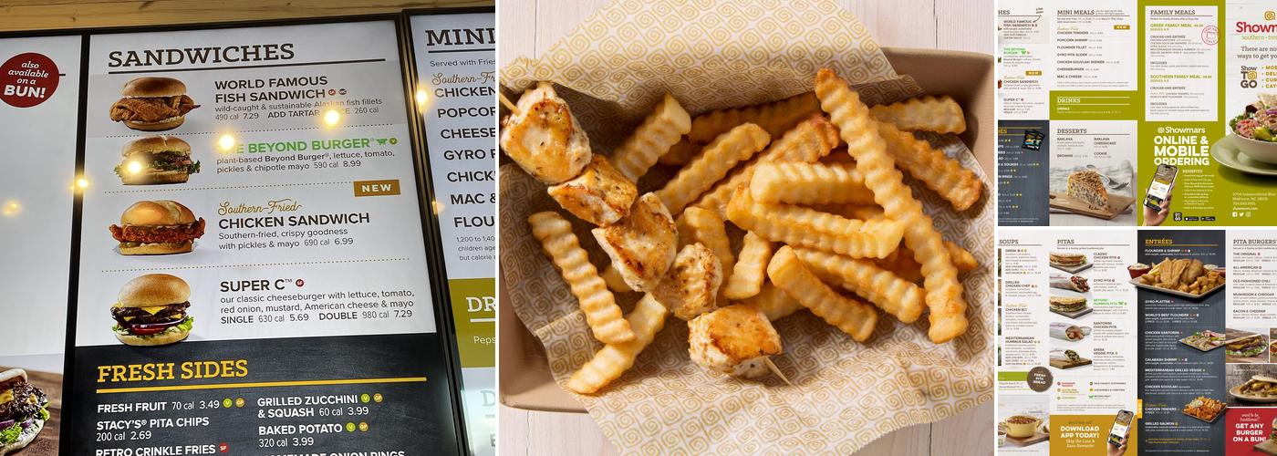 Showmars Matthews Menu