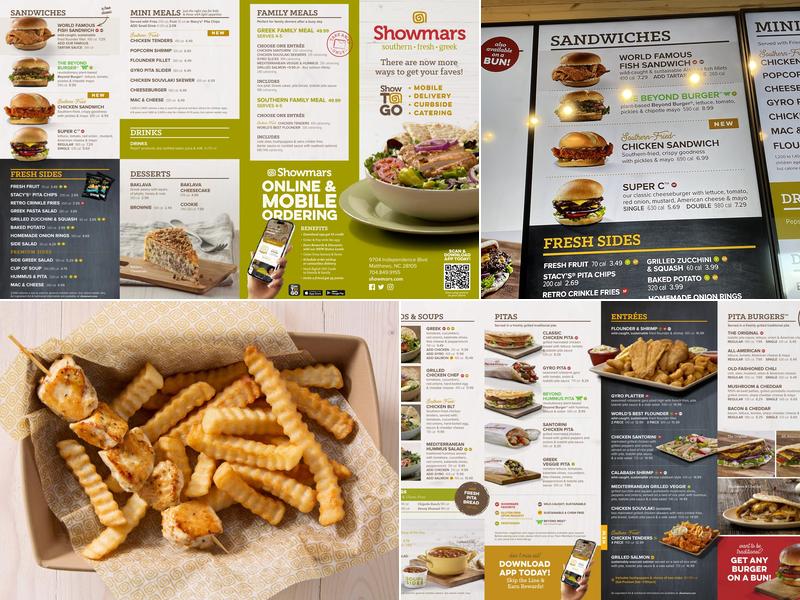 Showmars Matthews Menu