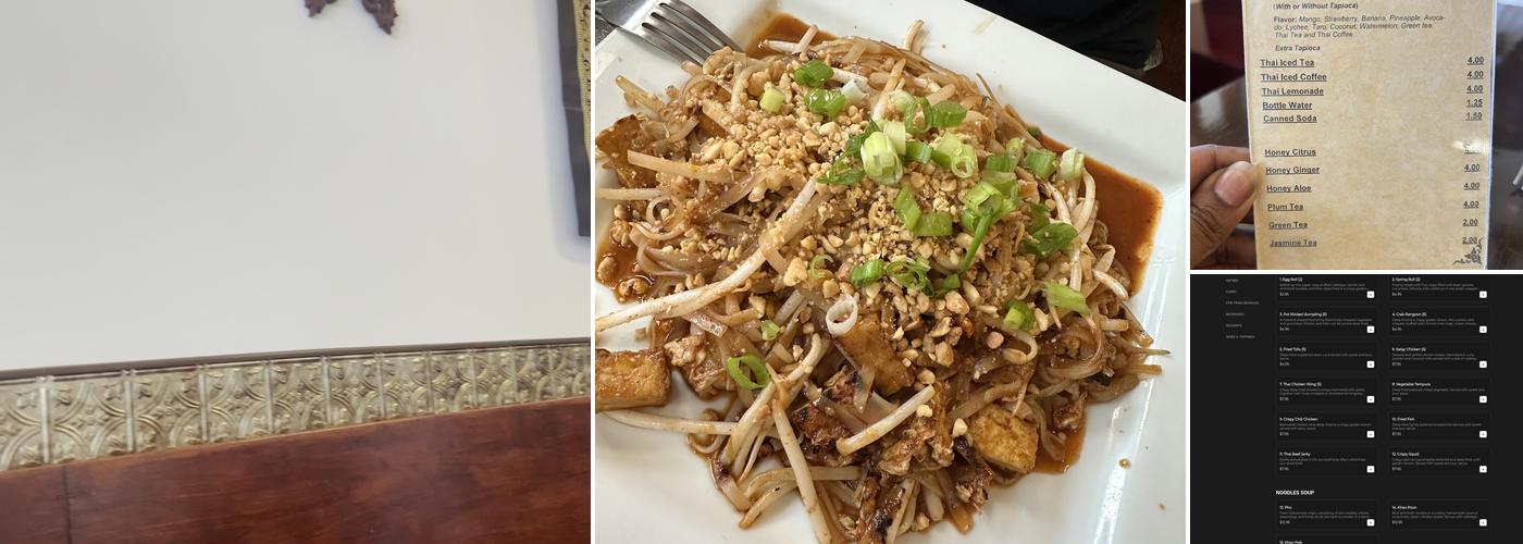 Siam Thai Menu