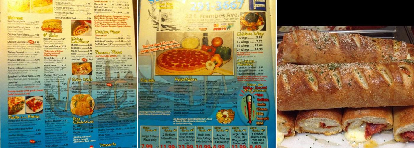 Sicilia Fine Italian Specialties Menu