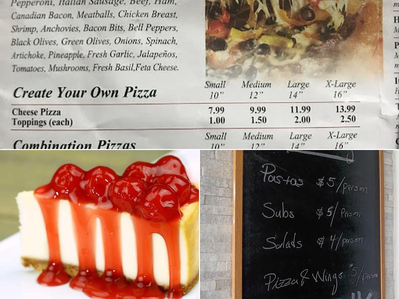 Sicily Pizza & Pasta (Sipipa) Menu