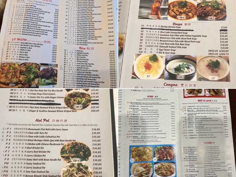 Sidewalk Kitchen Menu