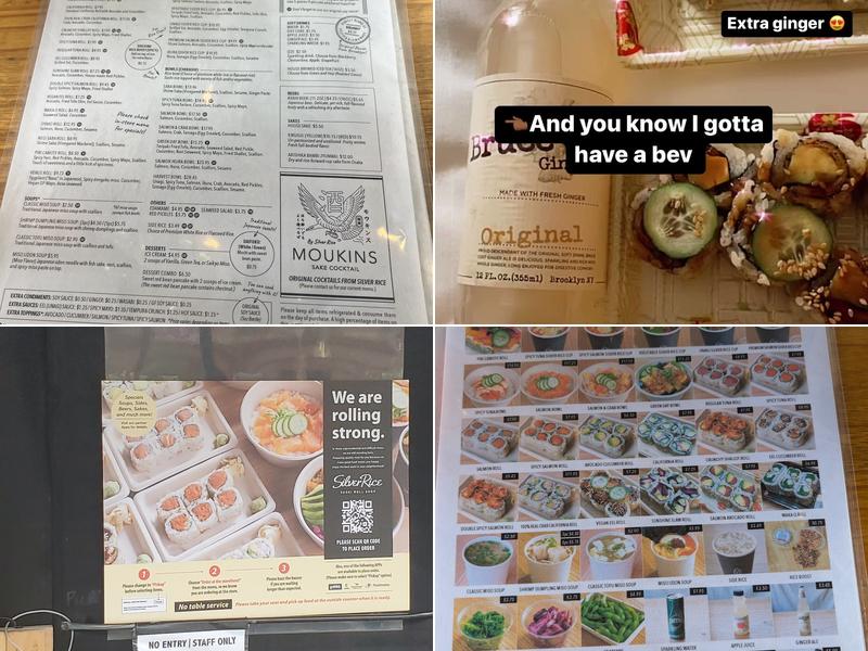 Silver Rice Menu