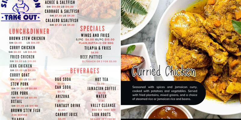Silverspoon Takeout Menu