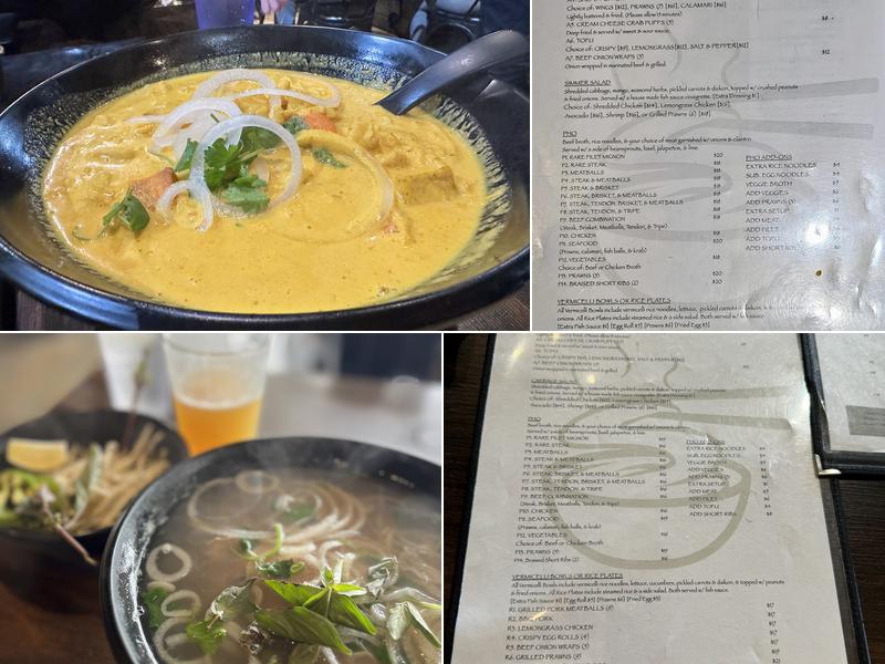 Simmer Vietnamese Kitchen Menu