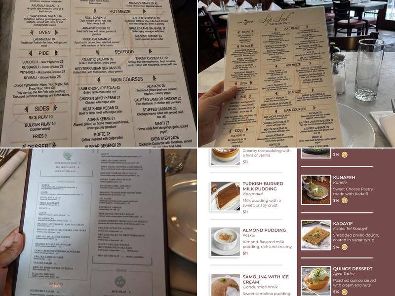 Sipsak Menu
