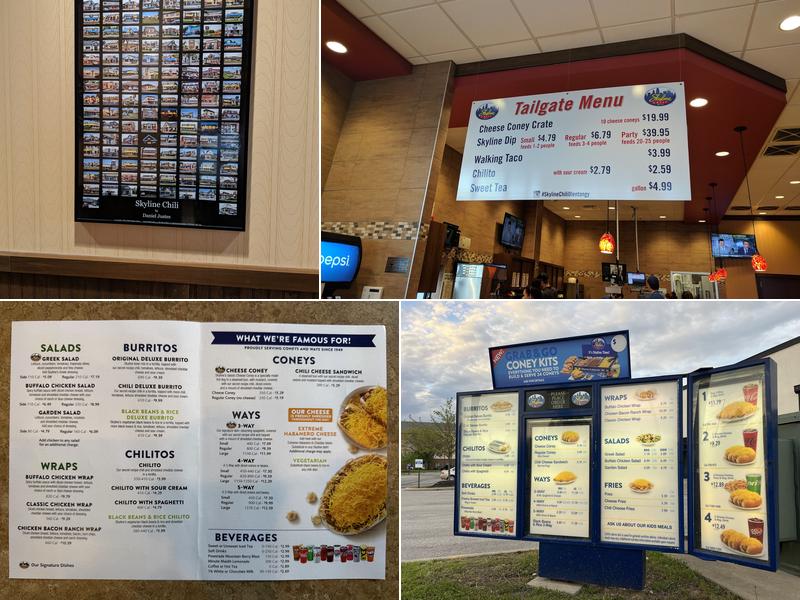 Skyline Chili Menu