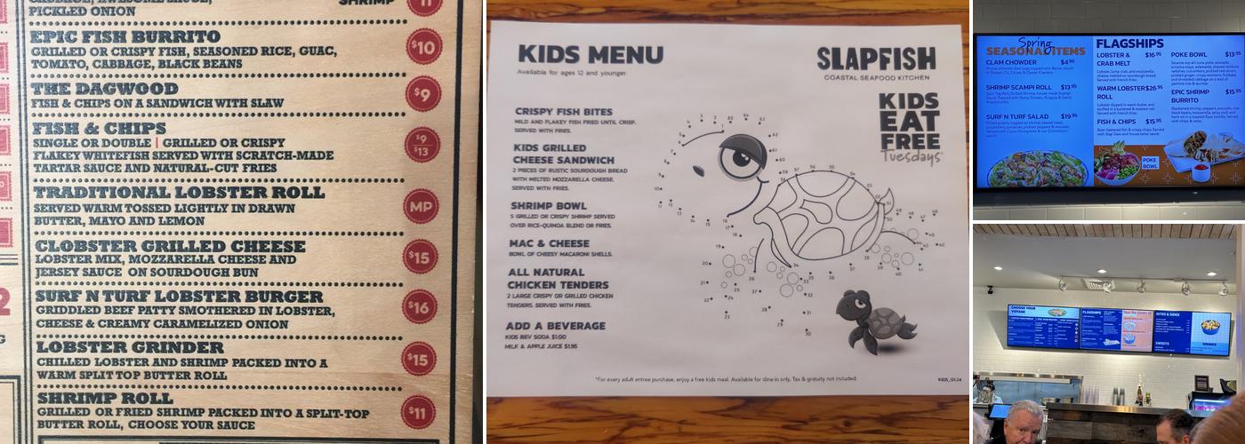 Slapfish Menu